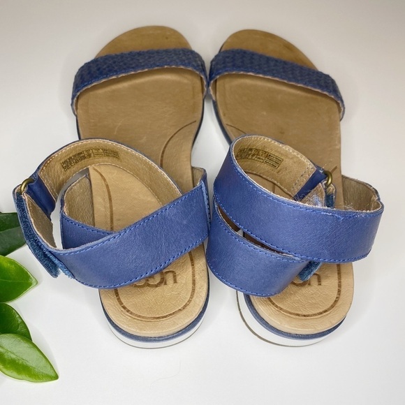 UGG Navy Blue Laddie Marino Sandals Size 7.5 - Picture 8 of 10